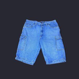 Baggy Blue Bugle Boy Cargo Jorts